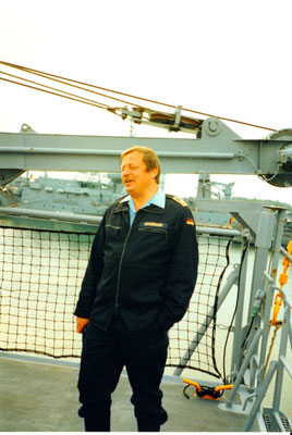 Decksmeister Charlie Schiemann - war von April 82 bis zuletzt an Bord