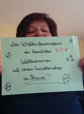 Mum is happy!