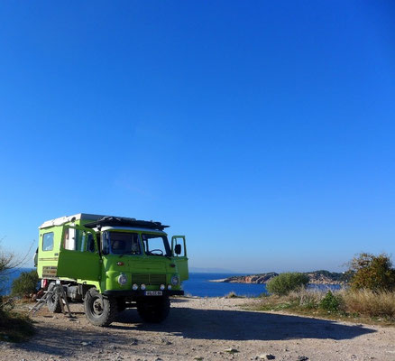 Am Strand nähe Athen