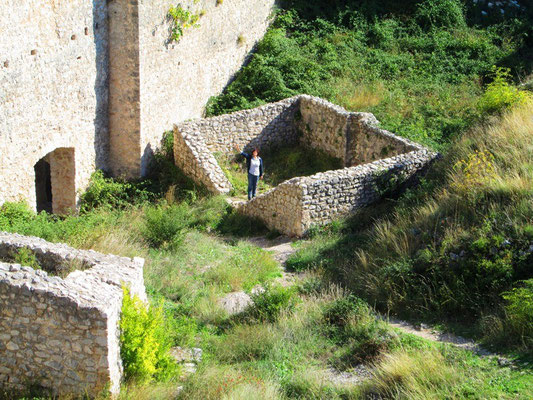 ... und danach die Burg erforschen.