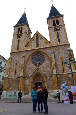 Sacred Heart Kathedrale (katholisch) in Sarajevo