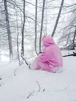 break in the snow