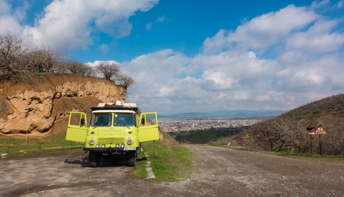 but above the city is a good place to wait for the sunshine. 