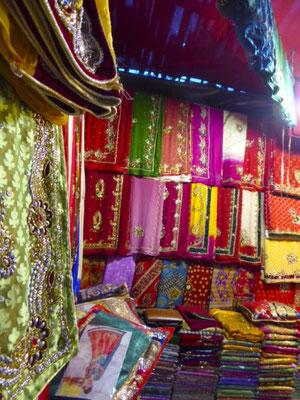 You can get modern clothes as well as traditional sari.