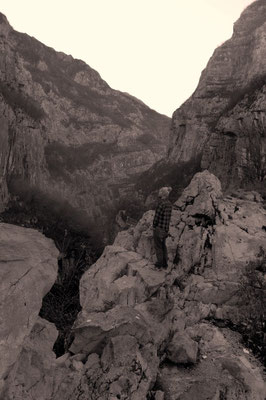 There is a whole lot of canyons like that here.