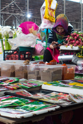 Der Bazar in Bishkek ist einer der größten in ganz Zentral Asien. 