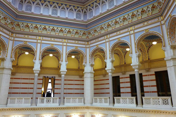 Das ehemalige Rathaus von innern mit einer beeindruckenden Ausstellung über die Geschichte der Stadt.