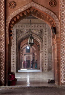 Inside the big mosque.