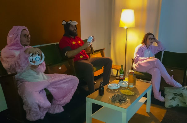 Silvester geht es nach Halle