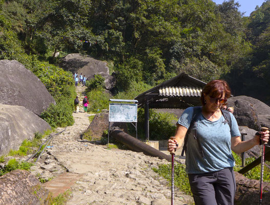 der Weg zurück ins Kathmandu - Tal