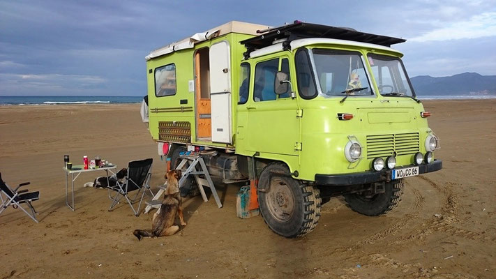 Bei Ephesos haben wir 2 Tage am Strand verbracht. 