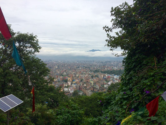 Zum Abschluss Kathmandu von oben.