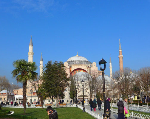 The Blue Mosque from far