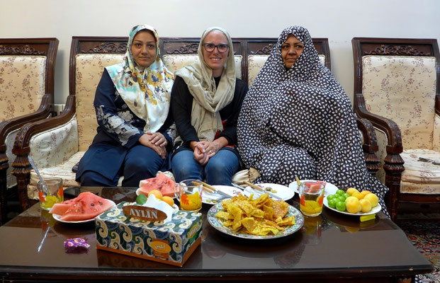 Familie in Isfahan.