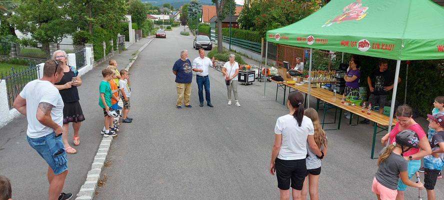 Sogar der Bürgermeister der Gemeinde Ternitz kam zur Siegerehrung