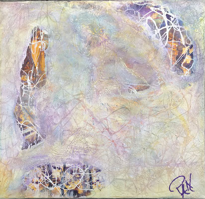 Rainbow Colours von Patricia Antoni Leinwand 30 x 30