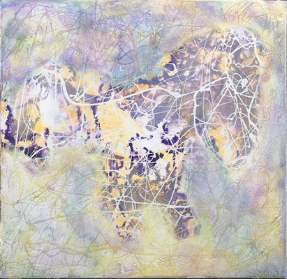 Rainbow Colours von Patricia Antoni Leinwand 30 x 30