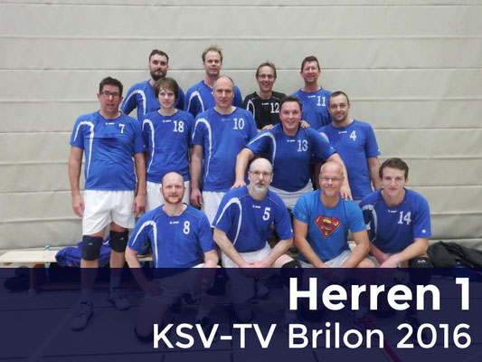 Herren 1 - KSV-TV Brilon 2016/17