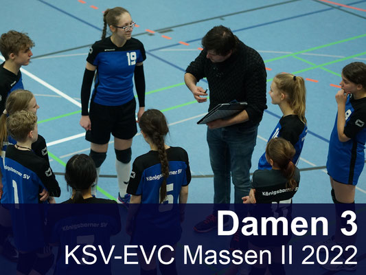Damen 3 - Spieltag 6 - EVC Massen II-KSV 2021/22