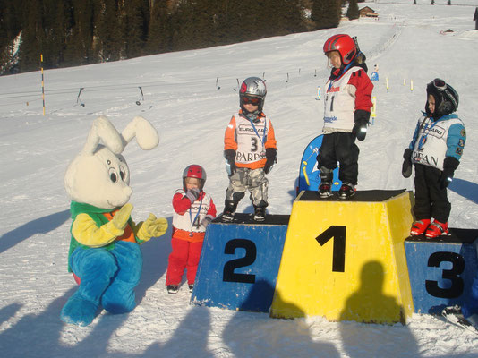 Skischule mit Snowli