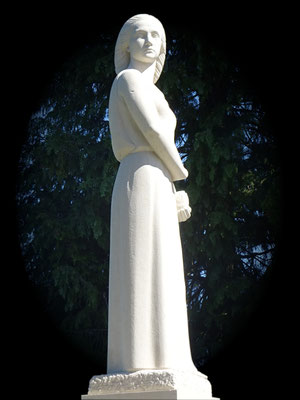 Allégorie de la Liberté - monument aux morts d'Hauteville - par Eugène Quentric