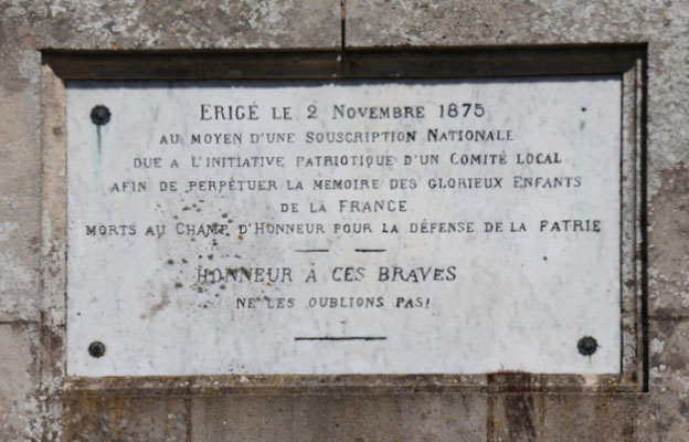 Plaque commémorative