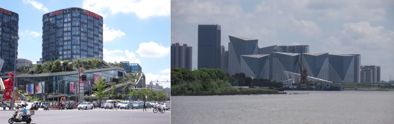 Shanghai: Skulpturenpark, Hinterhof, Jangtse(kiang), Bewachsenes Kaufhaus, Am Huangpu