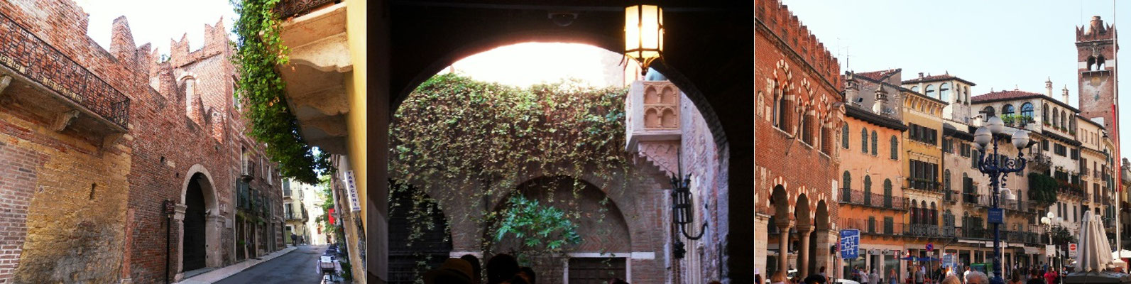 Romeos Residenz… und Julias Verwahrstätte nahe dem Piazza delle Erbe
