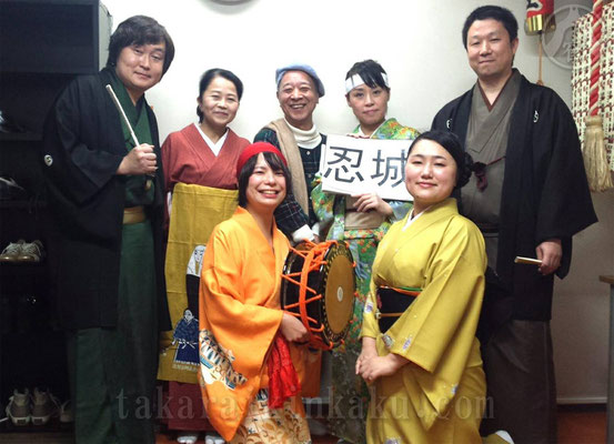 2016年 講談まつり　                                                           　　　　　　　　　　　　　　【後列左】田辺鶴遊　田辺一邑　宝井琴星　神田あおい　　宝井梅湯　　【前列左】琴柑　神田こなぎ　　　　　　　　　　　