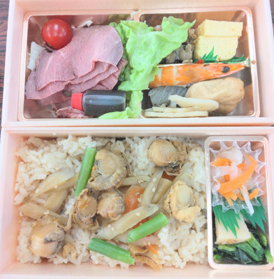 学校公演のお弁当