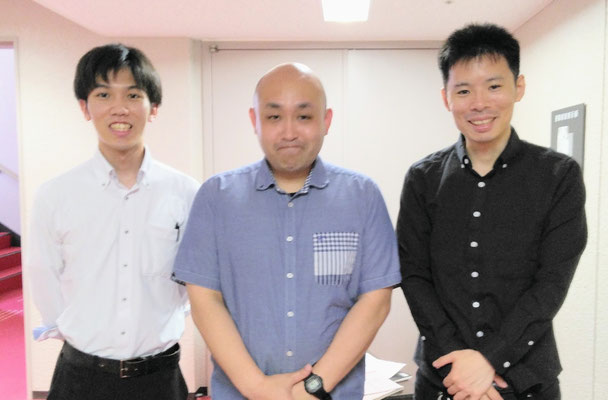 左より 琴人  魁星  優星  朝の一門会