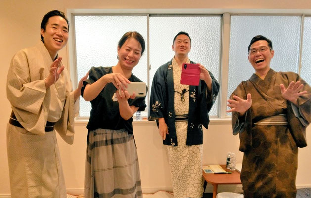 七叶亭　好の助　扇橋　わ太　各氏と