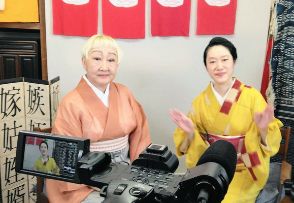 講談協会YouTube　鶴英先生　銀冶先生　インタビュー撮影