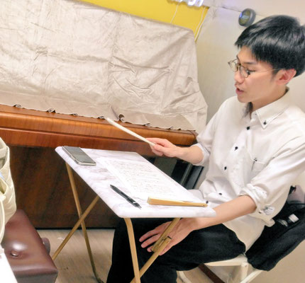 琴人さん会の前日に追い込み稽古