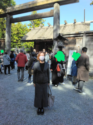 伊勢神宮外宮　参拝できました。