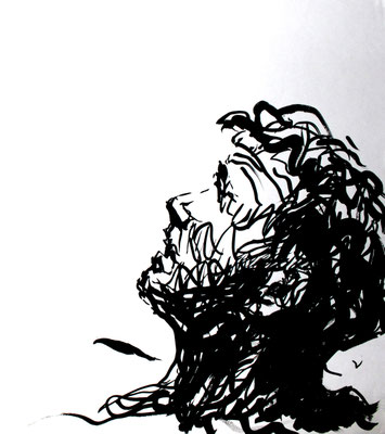 Anónimo II. Tinta china. 30x40cm.