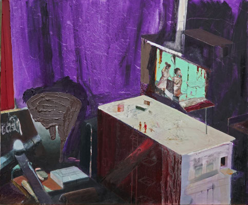 Rooftop  Öl auf Leinwand  100x120cm
