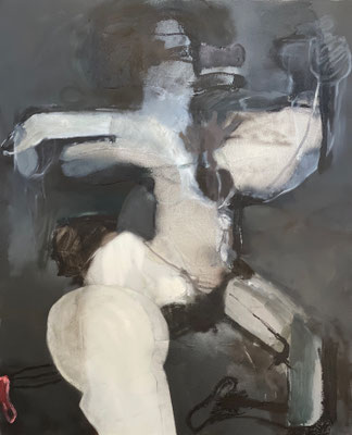 Antihero  Öl, Acryl, Spachtel, Spraypaint auf Leinwand  110x90cm