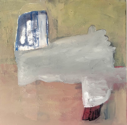 High Hopes  Öl, Spachtel auf Leinwand  60x60cm  2022/2021
