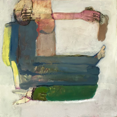 Sieg und Niederlage  Öl, Spachtel auf Leinwand  60x60cm