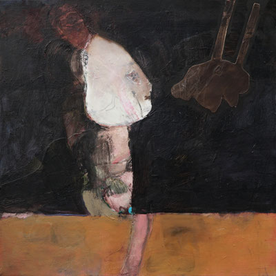 Fraktal  Öl, Acryl auf Leinwand  50x50cm