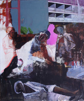 Cosmas und Damian  Öl auf Leinwand  120x100cm