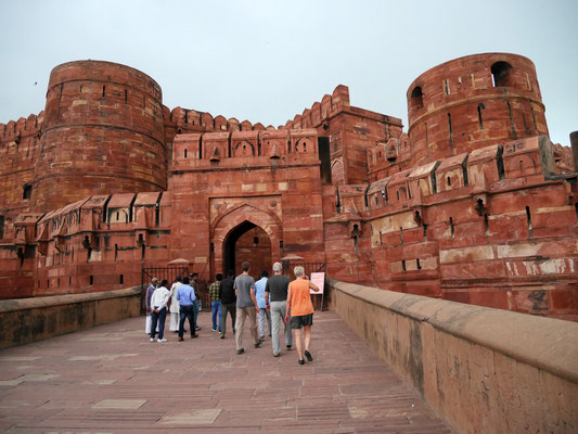 Eingang zum Roten Fort Agra