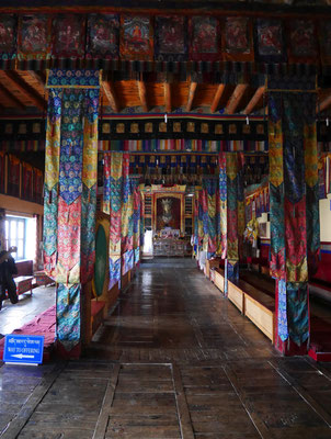 Gebetshalle im Kloster Diskit