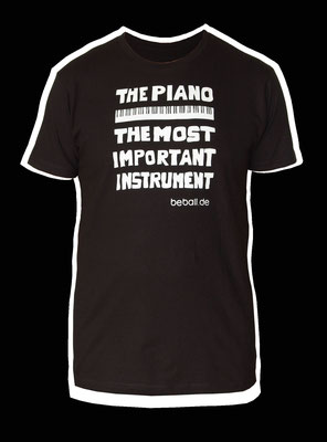 Musik, T-Shirt, Piano, Klavier, Pianist, Klavierspieler, Geschenk, Geschenkidee, Rockfans, Musikliebhaber, Musiker, Musiklehrer, Musiklehrer