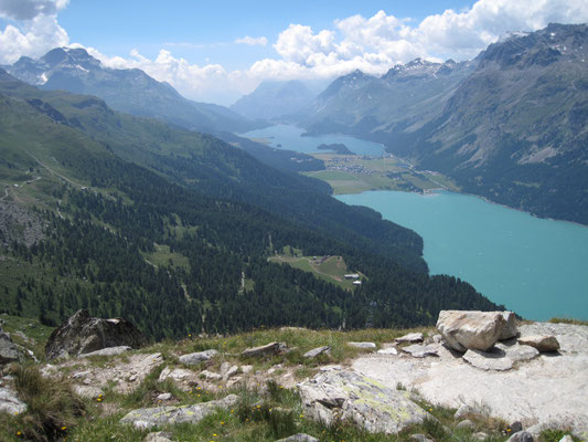 Aussicht vom Corvatsch