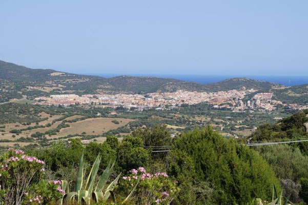 Ausblick vom Ferienhaus auf Villasimius 