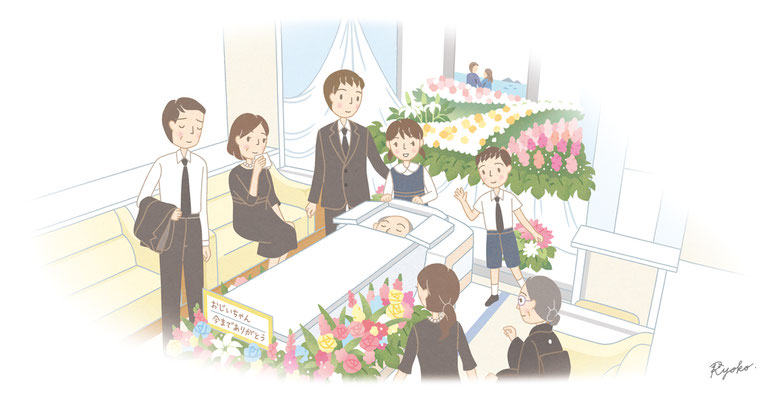 家族葬に関するタブロイド紙の挿絵2