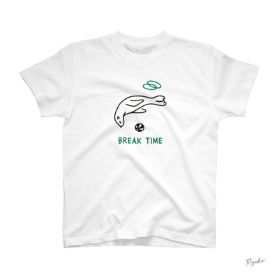 休憩中のアシカ／スタンダードTシャツ
