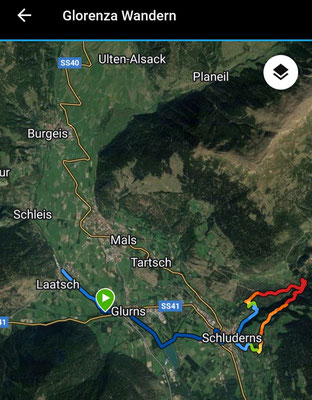 Über 400 Meter Anstieg 